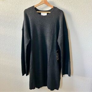 NEW Pomander Place Noir Vivianne Crewneck Dress Size XXL Black Sweater Mini